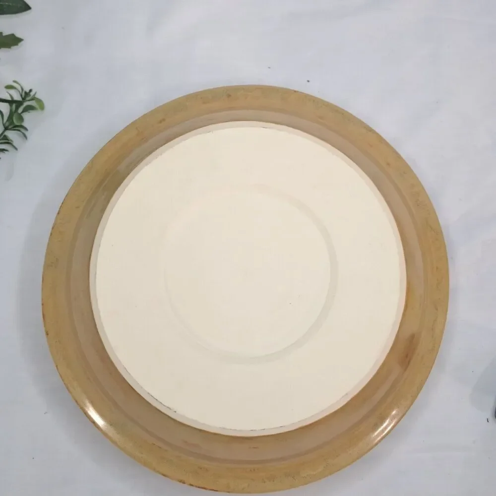 Scarlet Campbell Stoneware Pie Pan Serving Dish 10 1/4